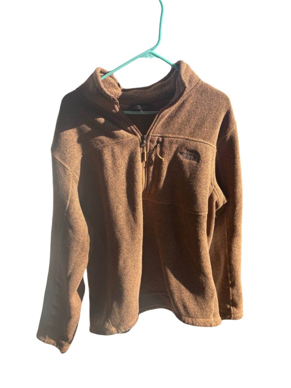 The North Face Brown Half-Zip Fleece Pullover
